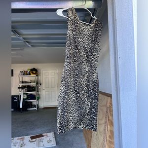 Cheetah print dress